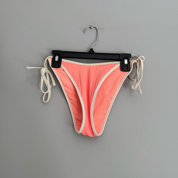 aerie Other - Aerie Pink and White Bikini Bottom